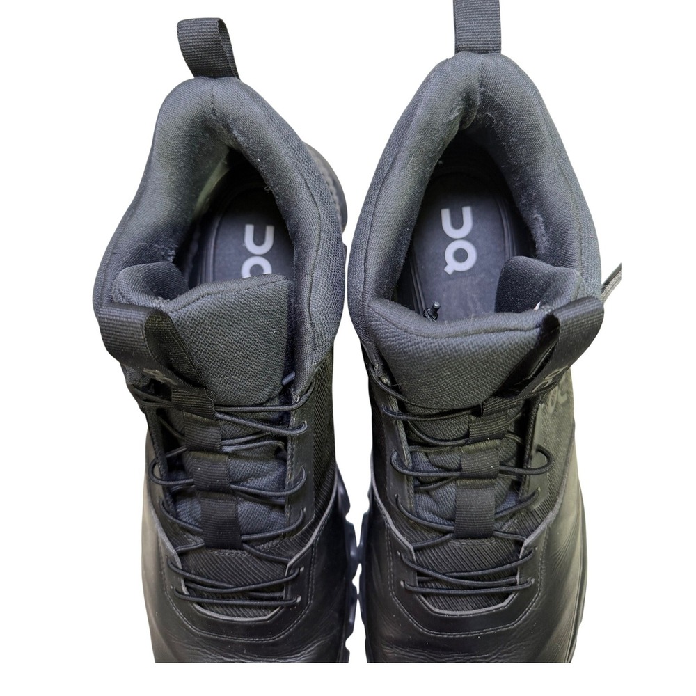 On Cloud Cloudroam Waterproof Mens 14 Black Hiking Running Sneaker Boots Black - Picture 6 of 16